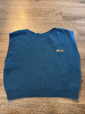 Indian Motorcycle Ribbed Knit Sweater Vest | Size L | Vintage Style